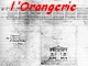 L'orangerie - Projet du 15 mars 1852